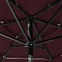 3-tier parasol with burgundy aluminum pole 2 m by vidaXL, Umbrellas - Ref: Foro24-313856, Price: 62,71 €, Discount: %