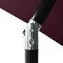 3-tier parasol with burgundy aluminum pole 2 m by vidaXL, Umbrellas - Ref: Foro24-313856, Price: 62,71 €, Discount: %