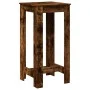 Mesa alta de bar madera ingeniería roble ahumado 51x50x103,5 cm de , Mesas de cocina y de comedor - Ref: Foro24-854404, Preci...
