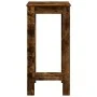 Mesa alta de bar madera ingeniería roble ahumado 51x50x103,5 cm de , Mesas de cocina y de comedor - Ref: Foro24-854404, Preci...
