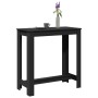 Mesa alta de bar madera ingeniería negra 102x50x103,5 cm de , Mesas de cocina y de comedor - Ref: Foro24-854410, Precio: 93,2...