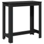 Mesa alta de bar madera ingeniería negra 102x50x103,5 cm de , Mesas de cocina y de comedor - Ref: Foro24-854410, Precio: 91,3...