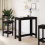 Mesa alta de bar madera ingeniería negra 102x50x103,5 cm de , Mesas de cocina y de comedor - Ref: Foro24-854410, Precio: 93,2...