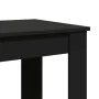 Mesa alta de bar madera ingeniería negra 102x50x103,5 cm de , Mesas de cocina y de comedor - Ref: Foro24-854410, Precio: 91,3...