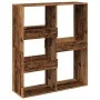 Estantería/divisor de espacios madera envejecida 100x33x115 cm de , Librerías y estanterías - Ref: Foro24-854515, Precio: 53,...