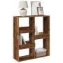 Estantería/divisor de espacios madera envejecida 100x33x115 cm de , Librerías y estanterías - Ref: Foro24-854515, Precio: 53,...
