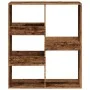 Estantería/divisor de espacios madera envejecida 100x33x115 cm de , Librerías y estanterías - Ref: Foro24-854515, Precio: 53,...