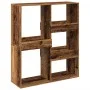 Estantería/divisor de espacios madera envejecida 100x33x115 cm de , Librerías y estanterías - Ref: Foro24-854515, Precio: 53,...