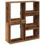 Estantería/divisor de espacios madera envejecida 100x33x115 cm de , Librerías y estanterías - Ref: Foro24-854515, Precio: 53,...