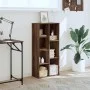 Estantería de madera de ingeniería marrón roble 50x25x105 cm de , Librerías y estanterías - Ref: Foro24-852795, Precio: 57,41...