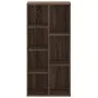 Estantería de madera de ingeniería marrón roble 50x25x105 cm de , Librerías y estanterías - Ref: Foro24-852795, Precio: 57,41...