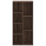 Estantería de madera de ingeniería marrón roble 50x25x105 cm de , Librerías y estanterías - Ref: Foro24-852795, Precio: 58,62...