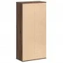 Estantería de madera de ingeniería marrón roble 50x25x105 cm de , Librerías y estanterías - Ref: Foro24-852795, Precio: 57,41...