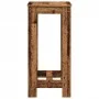 Mesa alta de bar madera de ingeniería envejecida 51x50x103,5 cm de , Mesas de cocina y de comedor - Ref: Foro24-854407, Preci...