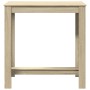 Mesa alta de bar madera ingeniería roble Sonoma 102x50x103,5 cm de , Mesas de cocina y de comedor - Ref: Foro24-854411, Preci...