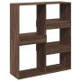 Estantería/divisor de espacios marrón roble 100x33x115 cm de , Librerías y estanterías - Ref: Foro24-854514, Precio: 55,45 €,...
