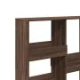 Estantería/divisor de espacios marrón roble 100x33x115 cm de , Librerías y estanterías - Ref: Foro24-854514, Precio: 54,62 €,...