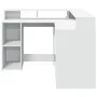 Escritorio con luz LED madera ingeniería blanco 130x130x91 cm de , Escritorios - Ref: Foro24-3309447, Precio: 207,32 €, Descu...