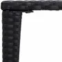 Stackable garden tables, 3 units, black synthetic rattan by , Garden tables - Ref: Foro24-3324829, Price: 69,56 €, Discount: %