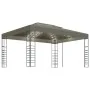 Carpa cenador de jardín con tira de luz LED 3x4m taupé 180 g/m² de , Carpas y cenadores - Ref: Foro24-3070310, Precio: 297,45...