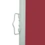 Toldo lateral retráctil de jardín rojo 120x500 cm de , Sombrillas - Ref: Foro24-48391, Precio: 100,12 €, Descuento: %