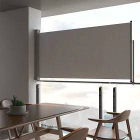 Toldo lateral retráctil para patio 120x300 cm gris de , Sombrillas - Ref: Foro24-45189, Precio: 84,74 €, Descuento: %