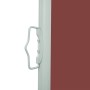 Toldo lateral retráctil de jardín marrón 120x500 cm de , Sombrillas - Ref: Foro24-48393, Precio: 83,71 €, Descuento: %