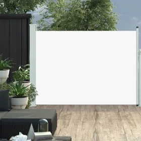 Toldo lateral retráctil de jardín color crema 120x500 cm de , Sombrillas - Ref: Foro24-48389, Precio: 85,38 €, Descuento: %