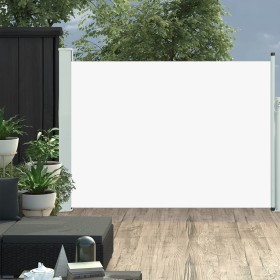 Toldo lateral retráctil de jardín color crema 120x500 cm de , Sombrillas - Ref: Foro24-48389, Precio: 87,30 €, Descuento: %