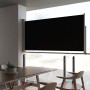 Toldo lateral retráctil para patio 120x300 cm negro de , Sombrillas - Ref: Foro24-45187, Precio: 74,77 €, Descuento: %