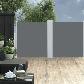 Toldo lateral retráctil gris antracita 120x600 cm de , Sombrillas - Ref: Foro24-48450, Precio: 179,88 €, Descuento: %