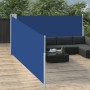 Toldo lateral retráctil azul 120x1000 cm de , Sombrillas - Ref: Foro24-48482, Precio: 97,80 €, Descuento: %