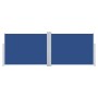 Toldo lateral retráctil azul 120x1000 cm de , Sombrillas - Ref: Foro24-48482, Precio: 97,80 €, Descuento: %