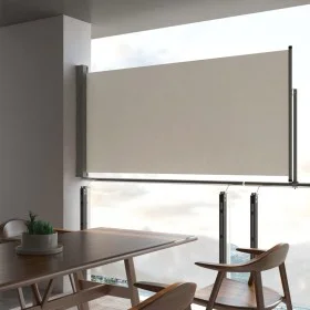 Toldo lateral retráctil para patio 120x300 cm crema de , Sombrillas - Ref: Foro24-45188, Precio: 72,59 €, Descuento: %
