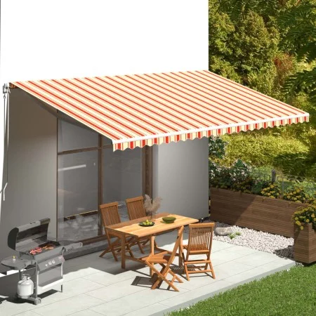 Tela de repuesto para toldo amarillo y naranja 6x3 m de vidaXL, Toldos - Ref: Foro24-312023, Precio: 78,59 €, Descuento: %