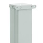 Toldo lateral retráctil de jardín gris 120x500 cm de , Sombrillas - Ref: Foro24-48392, Precio: 76,51 €, Descuento: %
