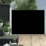 Toldo lateral retráctil de jardín negro 120x500 cm de , Sombrillas - Ref: Foro24-48388, Precio: 97,07 €, Descuento: %