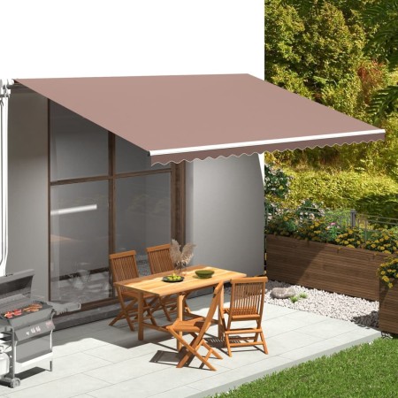 Tela de repuesto para toldo marrón 5x3 m de vidaXL, Toldos - Ref: Foro24-311981, Precio: 75,92 €, Descuento: %