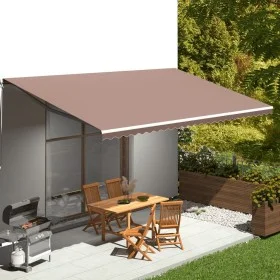 Tela de repuesto para toldo marrón 6x3 m de vidaXL, Toldos - Ref: Foro24-311983, Precio: 92,27 €, Descuento: %