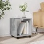 Engineered wood gray Sonoma 37x33x42.5 cm wheeled cabinet by , Side tables - Ref: Foro24-853133, Price: 25,85 €, Discount: %