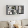Estantería de pared madera ingeniería gris Sonoma 100x25x50 cm de , Estantes y estanterías - Ref: Foro24-853277, Precio: 54,6...