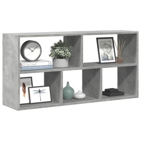 Estantería de pared madera ingeniería gris hormigón 100x25x50cm de , Estantes y estanterías - Ref: Foro24-853275, Precio: 53,...