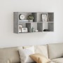 Estantería de pared madera ingeniería gris hormigón 100x25x50cm de , Estantes y estanterías - Ref: Foro24-853275, Precio: 53,...