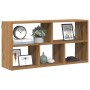Estante de pared madera ingeniería roble artisian 100x25x50 cm de , Estantes y estanterías - Ref: Foro24-853280, Precio: 58,7...