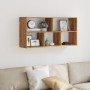 Estante de pared madera ingeniería roble artisian 100x25x50 cm de , Estantes y estanterías - Ref: Foro24-853280, Precio: 58,7...