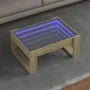 Mesa de centro con Infinity LED roble Sonoma 70x53x30 cm de , Mesas de centro - Ref: Foro24-847632, Precio: 81,06 €, Descuent...