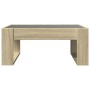 Mesa de centro con Infinity LED roble Sonoma 70x53x30 cm de , Mesas de centro - Ref: Foro24-847632, Precio: 82,10 €, Descuent...