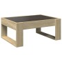 Mesa de centro con Infinity LED roble Sonoma 70x53x30 cm de , Mesas de centro - Ref: Foro24-847632, Precio: 82,10 €, Descuent...