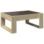 Mesa de centro con Infinity LED roble Sonoma 70x53x30 cm de , Mesas de centro - Ref: Foro24-847632, Precio: 81,06 €, Descuent...