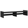 Soporte para monitor madera maciza de pino negro 100x27x20 cm de , Bases y elevadores para ordenadores - Ref: Foro24-854788, ...